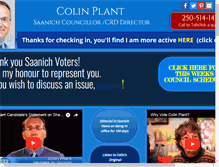 Tablet Screenshot of colinplant.com